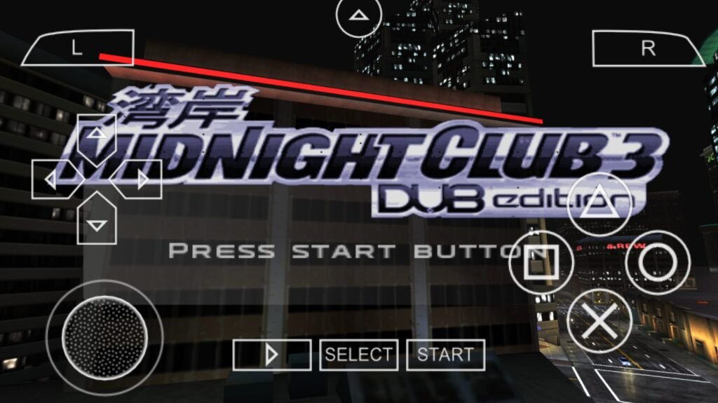 midnight club 3 dub edition remix ppsspp
