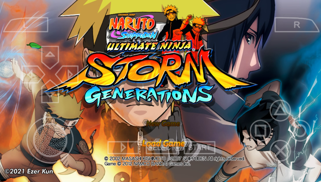 Naruto storm psp